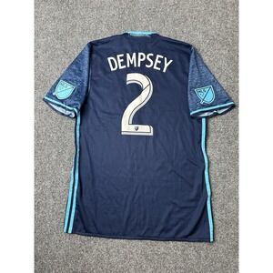 Mens Soccer Adidas Seattle Sounders #2 Clint Dempsey 2016 Jersey Blue, Size L
